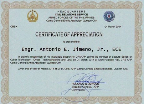 AFP-CRS, Camp Emilio C. Aguinaldo, Quezon City